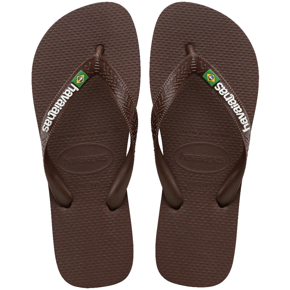 HAVAIANAS BRASIL BROWN/WHITE