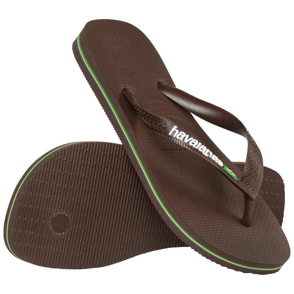 HAVAIANAS BRASIL BROWN/WHITE