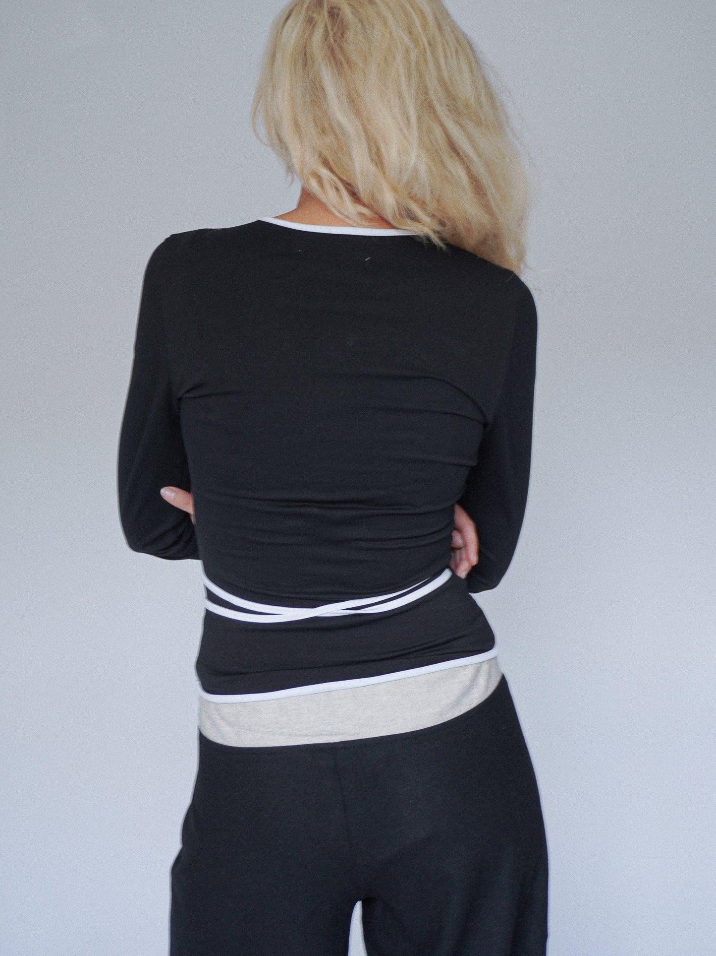 Rosa Top, Black