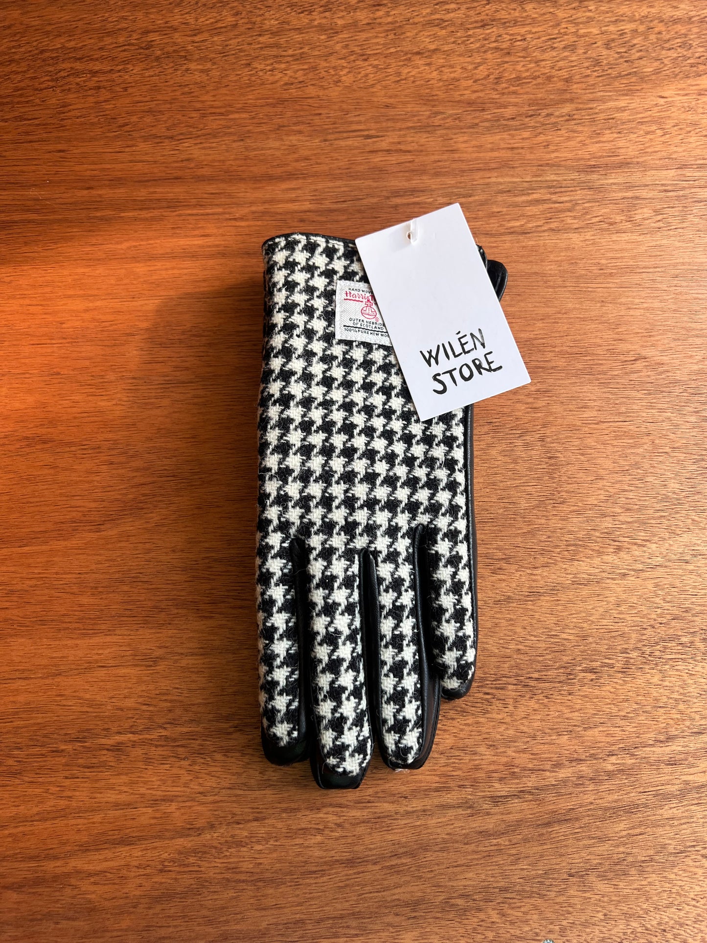 WOOL GLOVES, BLACK