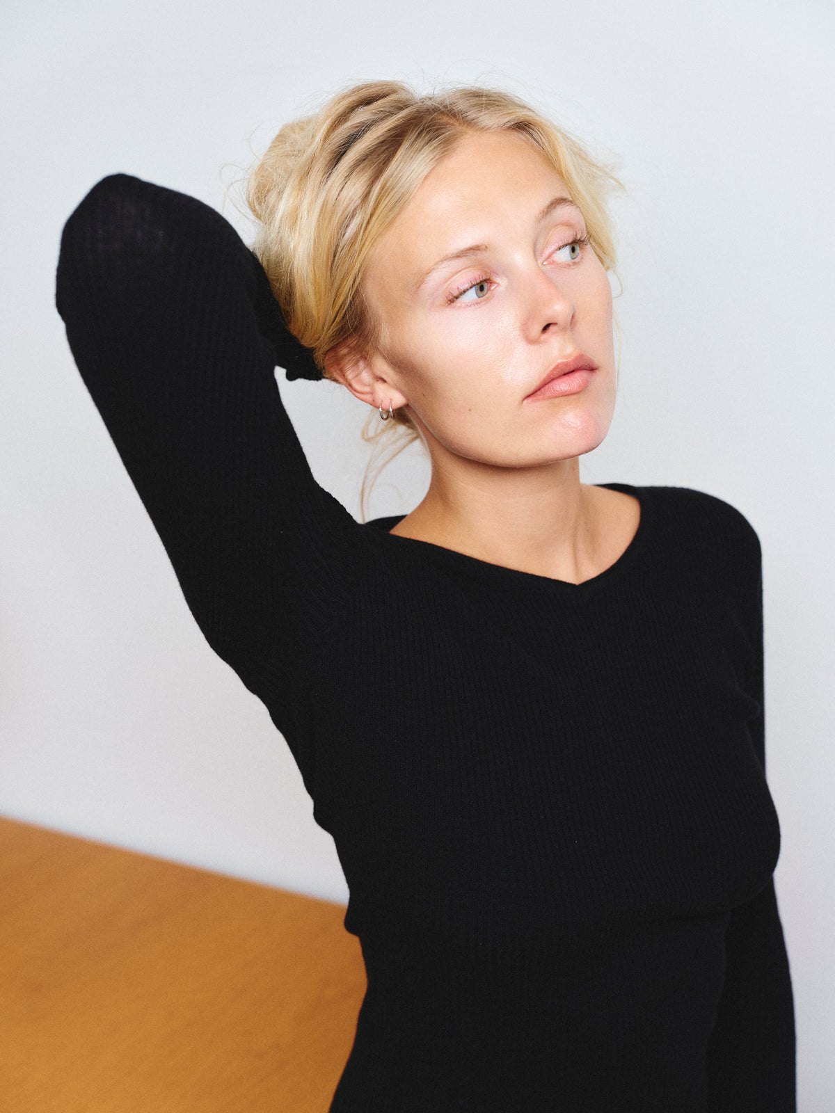 Bella Longsleeve, Black (Launching Monday September 7 at 8pm)