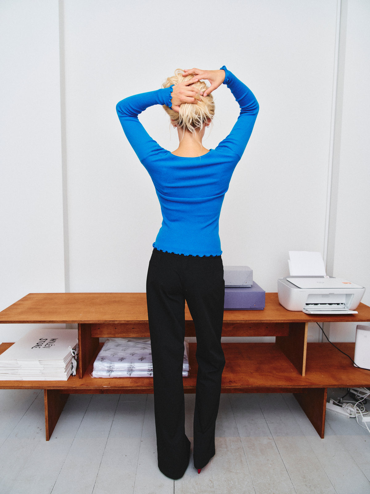 Bella Longsleeve, Blue (Launching Monday September 7 at 8pm)
