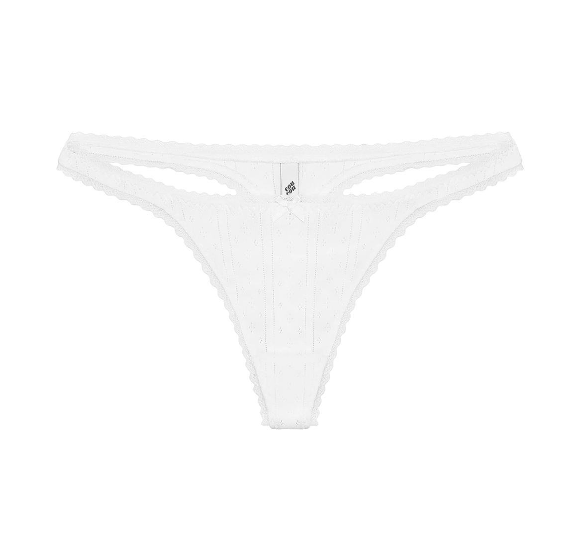 COUCOU - The Thong, White