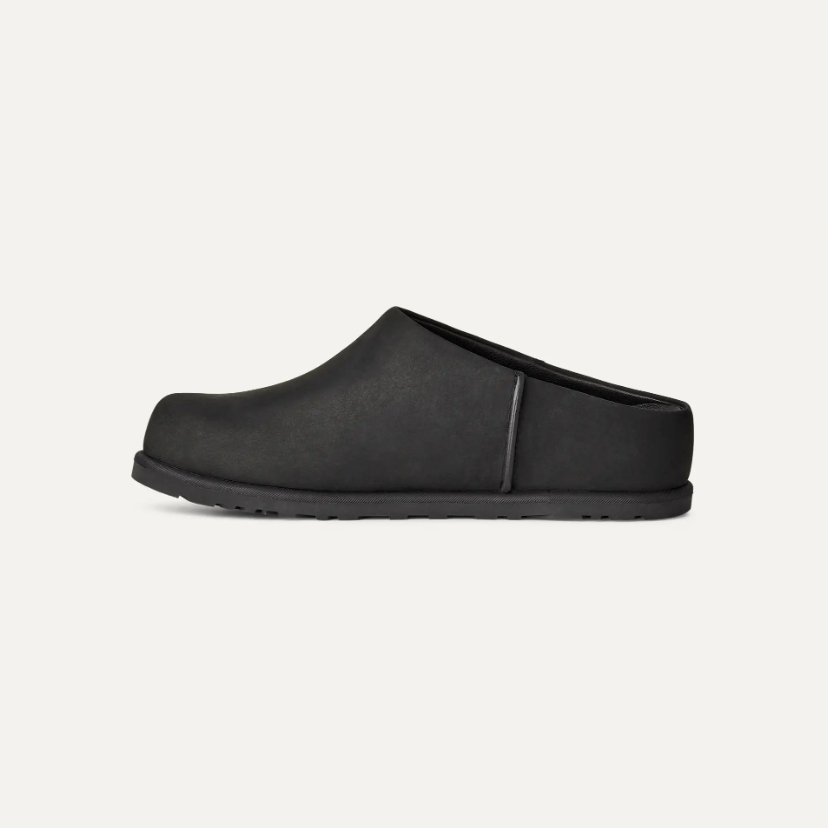 UGG Otzo Clog women black nubuck slip-on