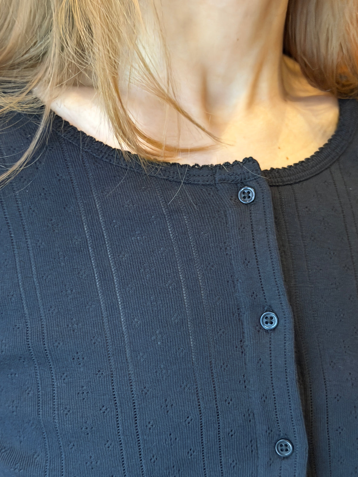 COUCOU - The Cardigan, Black