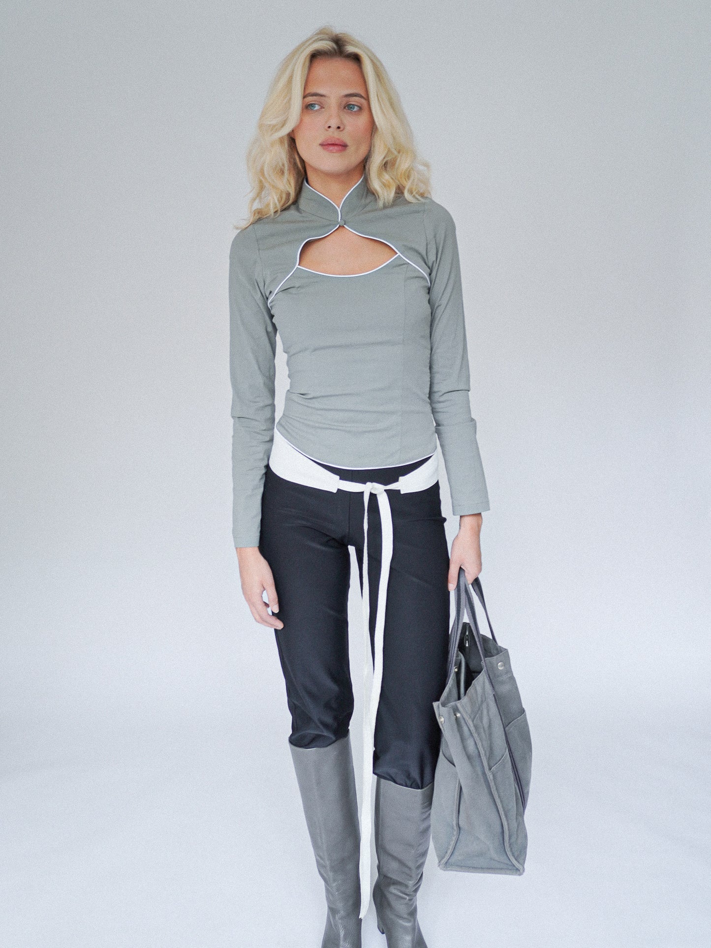 Thea Shirt LS, Grey