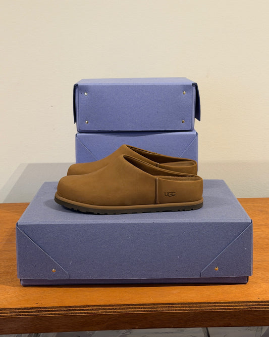 UGG Otzo Clog women dark chestnut brown nubuck slip-on