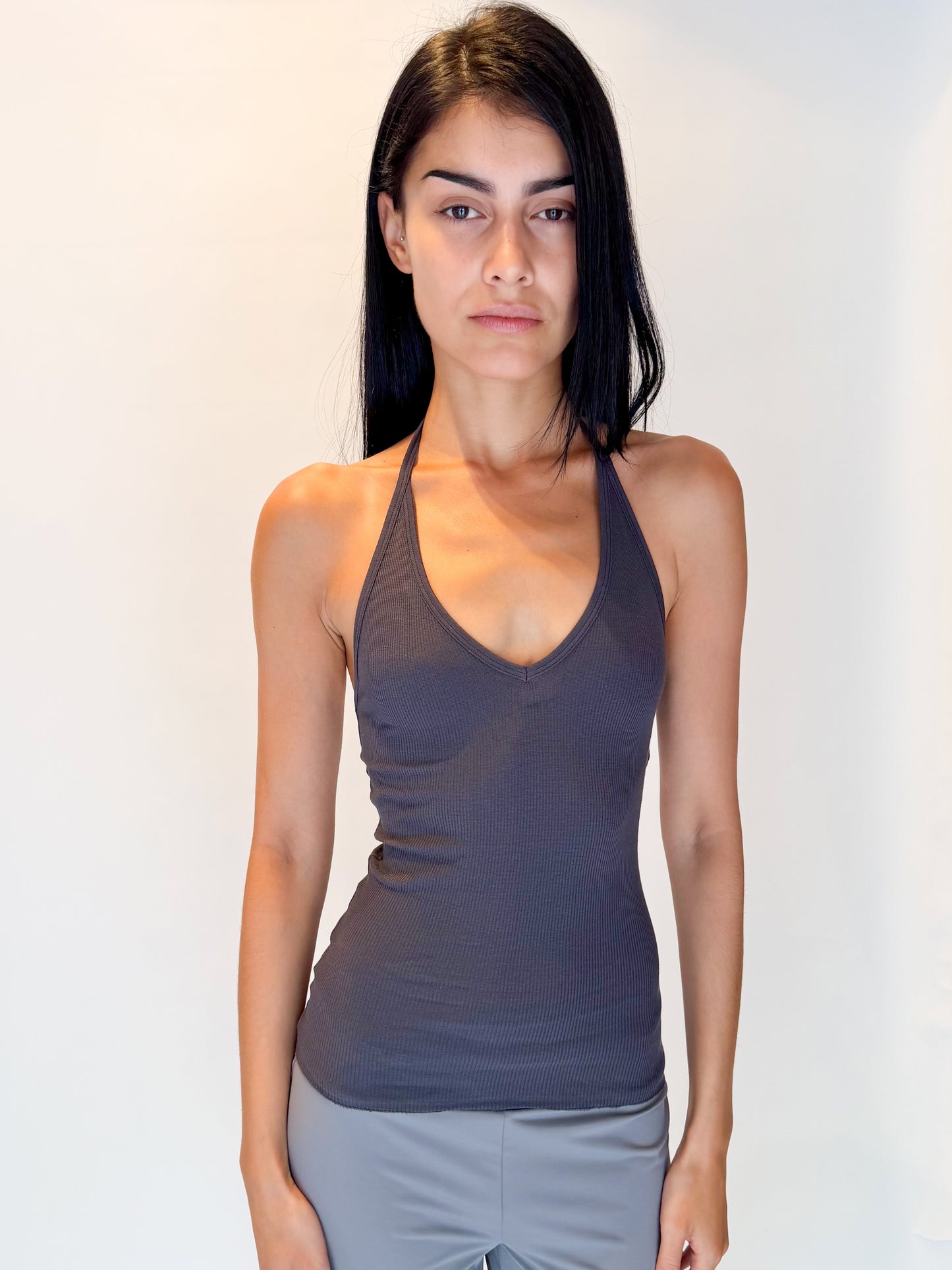 Wilma Top, Dark Grey