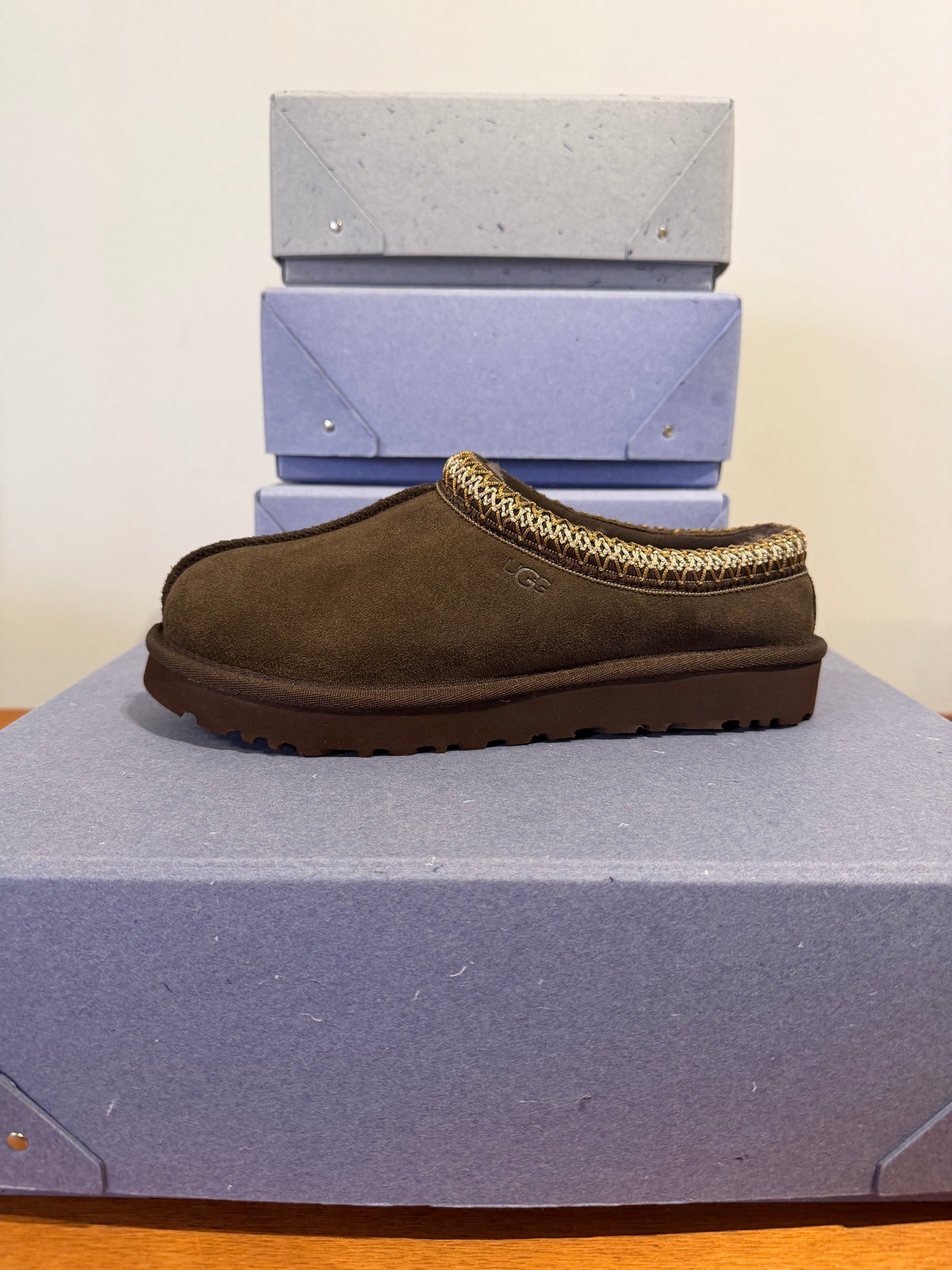 UGG Tasman II Dusted Cocoa women's suede slipper