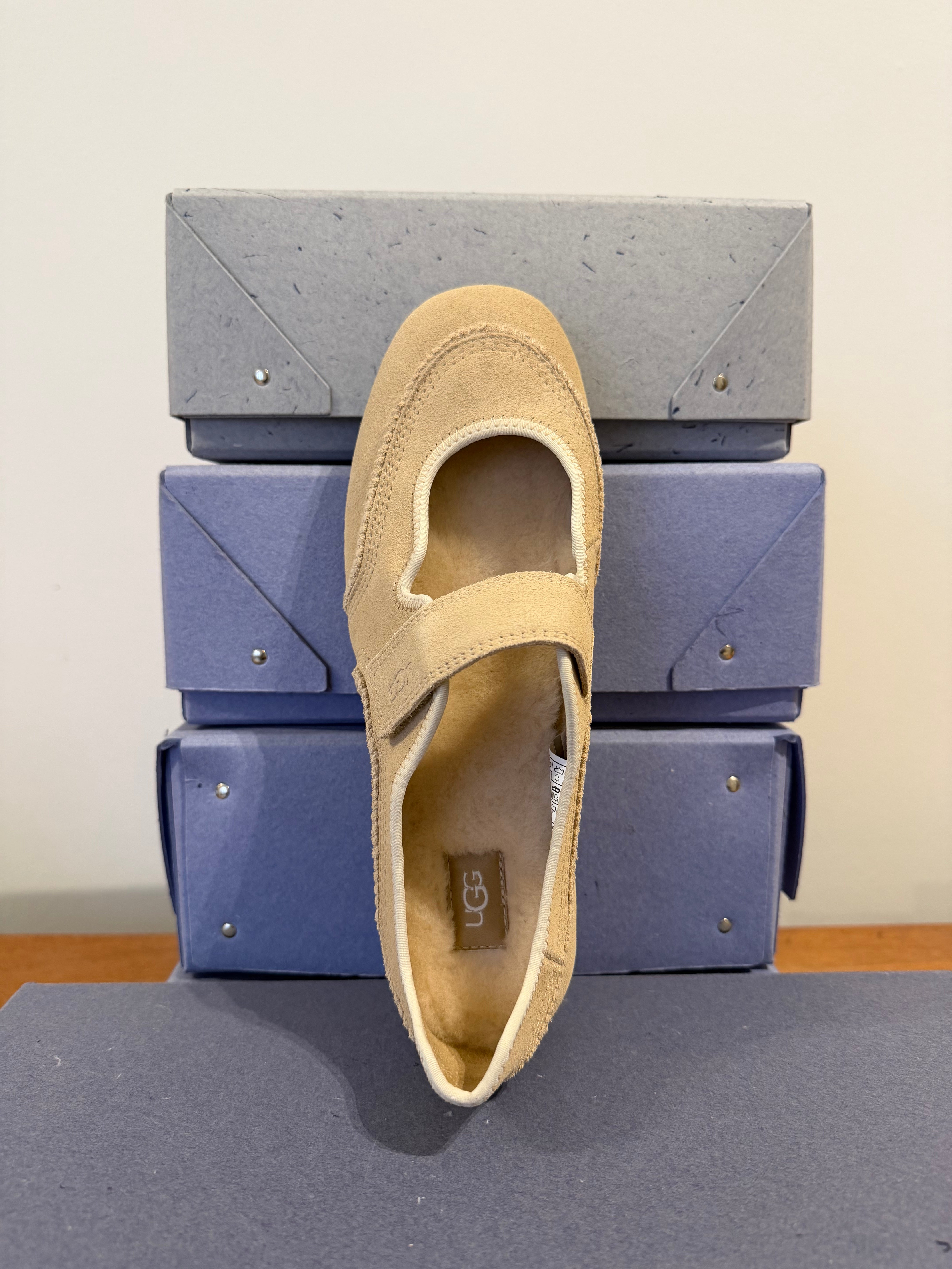 UGG Quill Mary Jane Trainer, Sand Bone