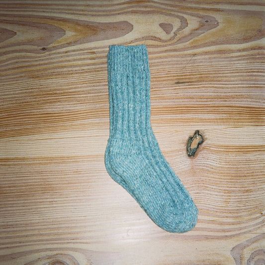 WOOL SOCKS BLUE