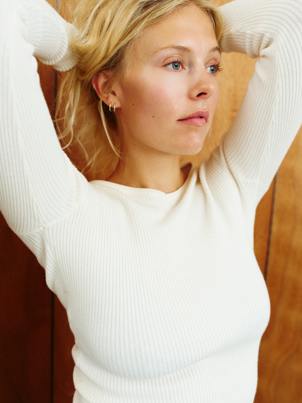 Bella Longsleeve, Ivory (Launching Monday September 7 at 8pm)