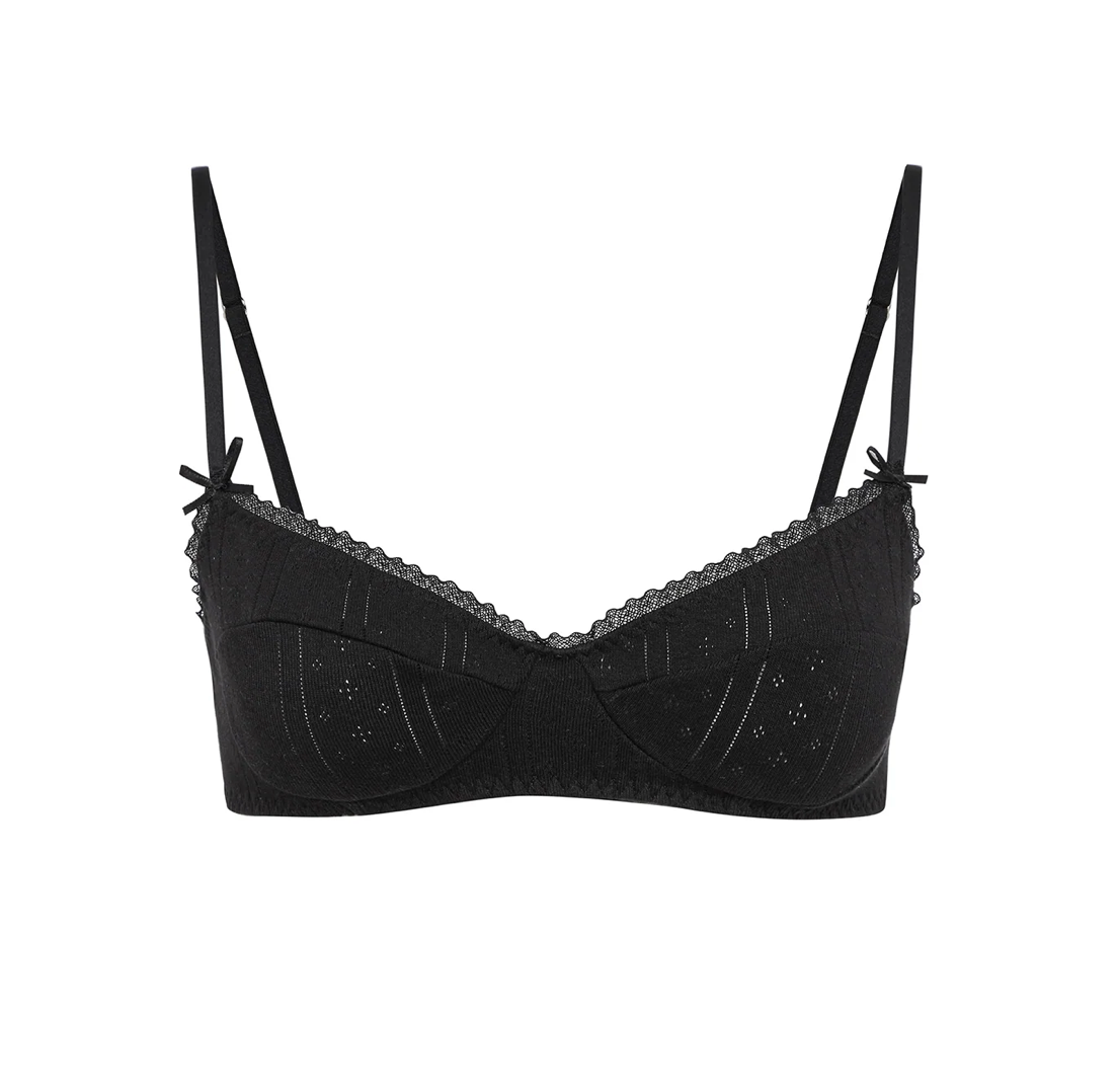 COUCOU - The Balconette, Black