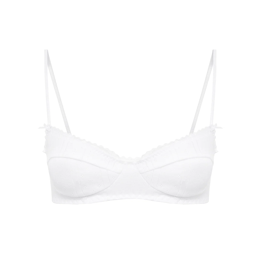 COUCOU - The Balconette, White