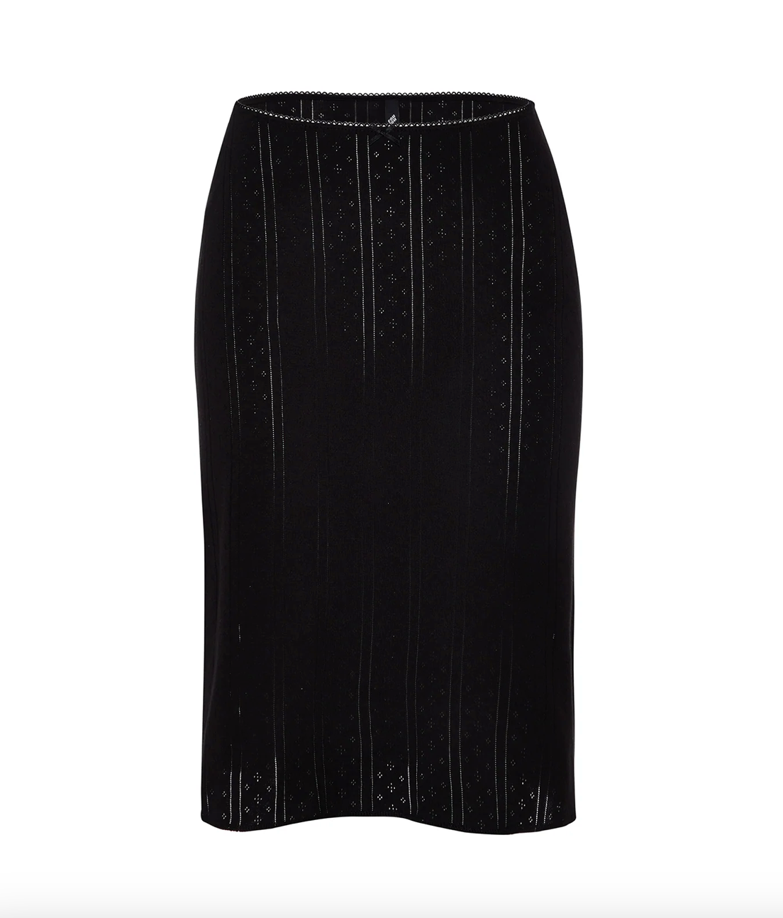 COUCOU - The Slip Skirt, Black (RESTOCKING OCTOBER 2026)