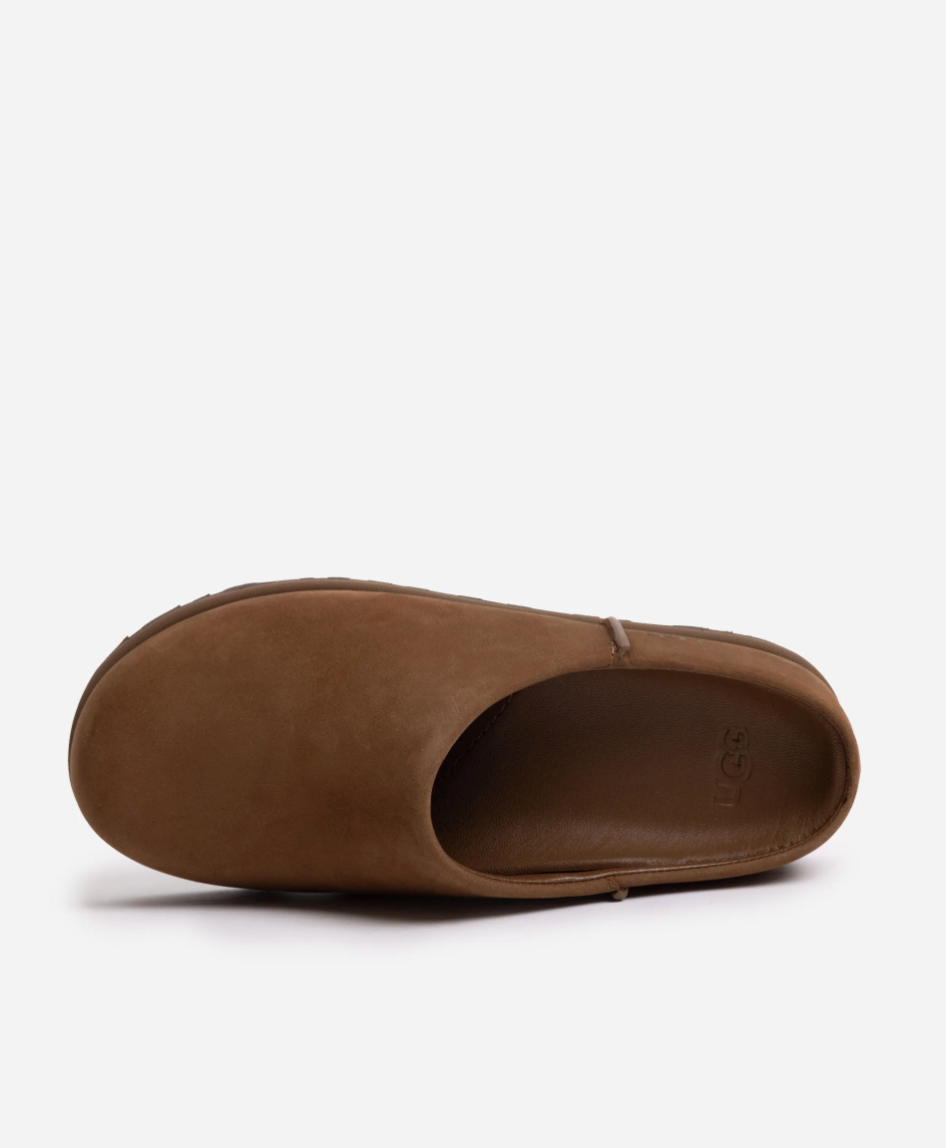 UGG Otzo Clog women dark chestnut brown nubuck slip-on