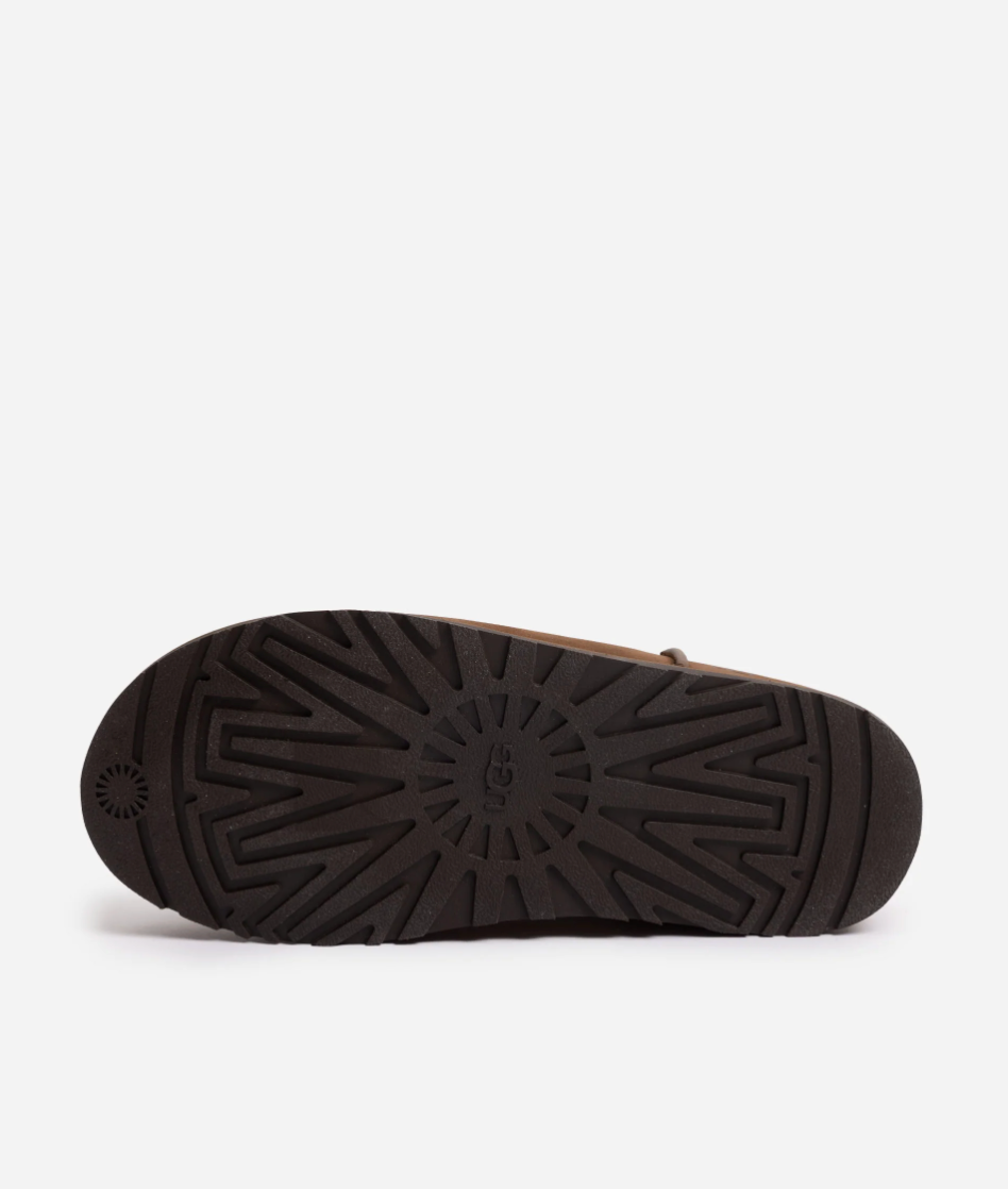 UGG Otzo Clog women dark chestnut brown nubuck slip-on