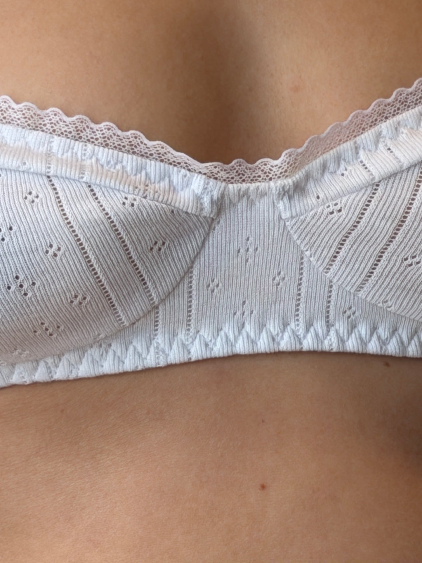 COUCOU - The Balconette, White