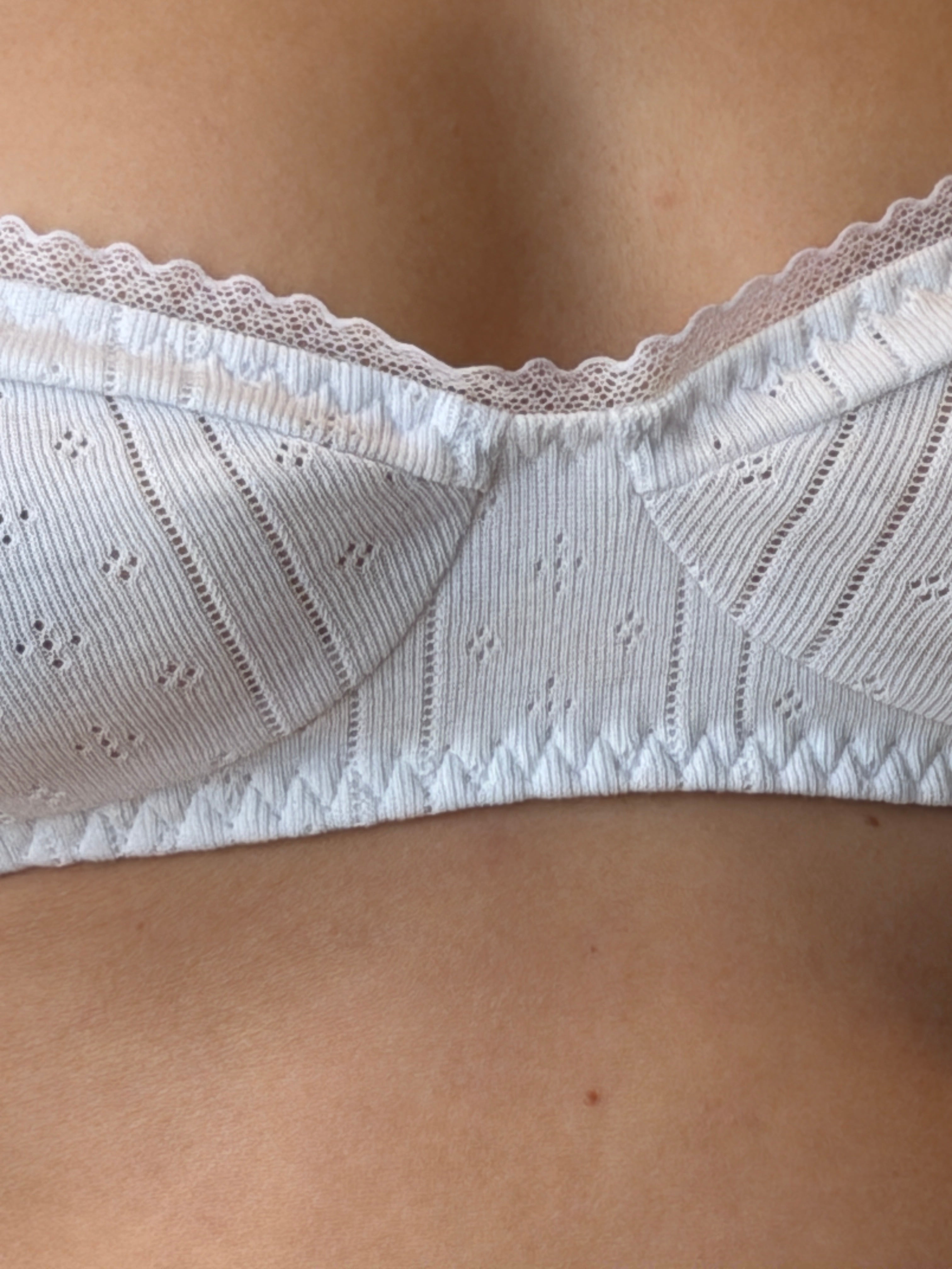 COUCOU - The Balconette, White