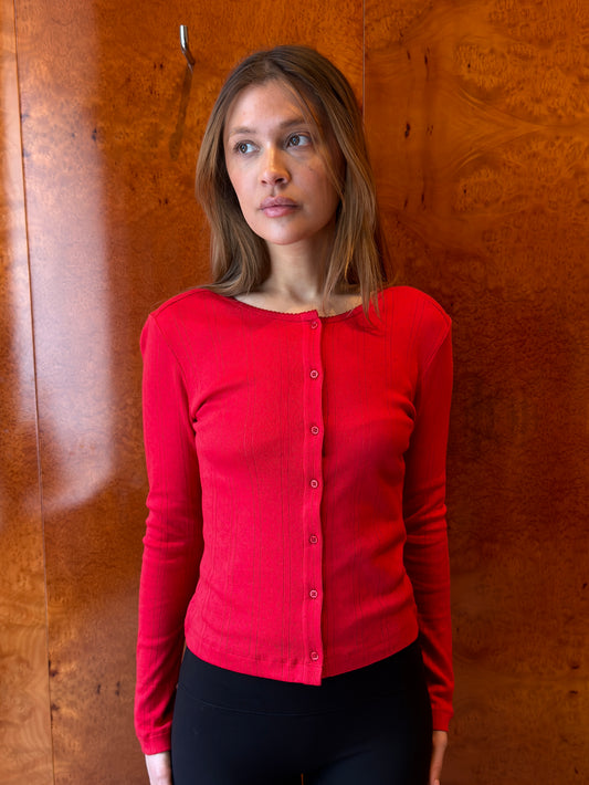 COUCOU - The Cardigan, Red